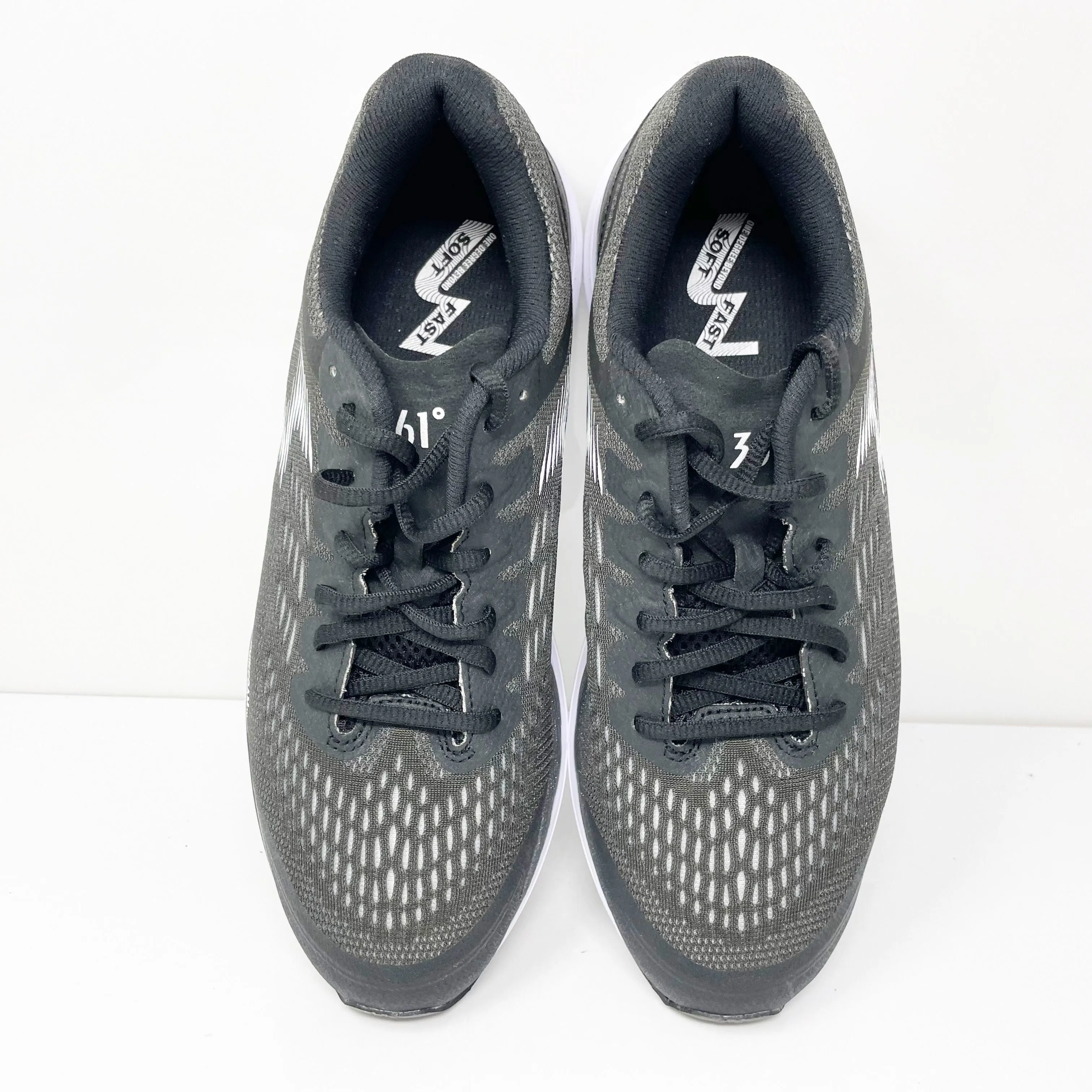 361 Degrees Womens Meraki 2 Y952-0900 Black Running Shoes Sneakers Size 10