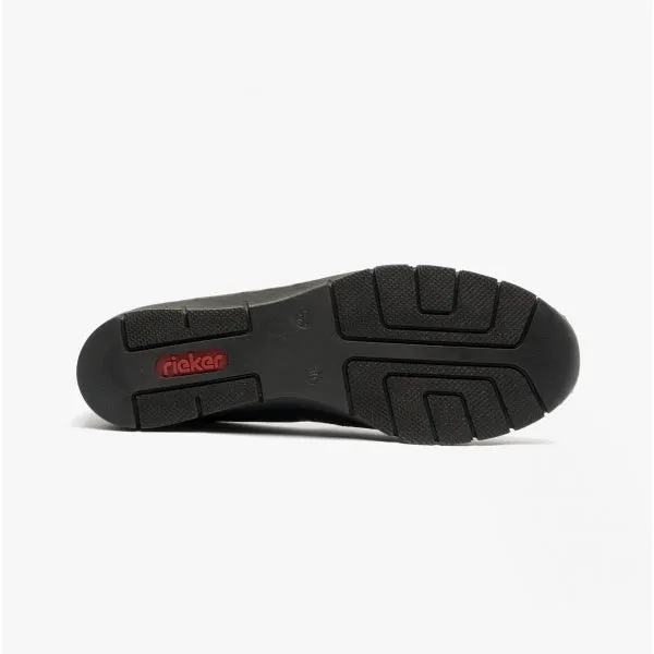 53751-14 Ladies Wedge Loafers Blue