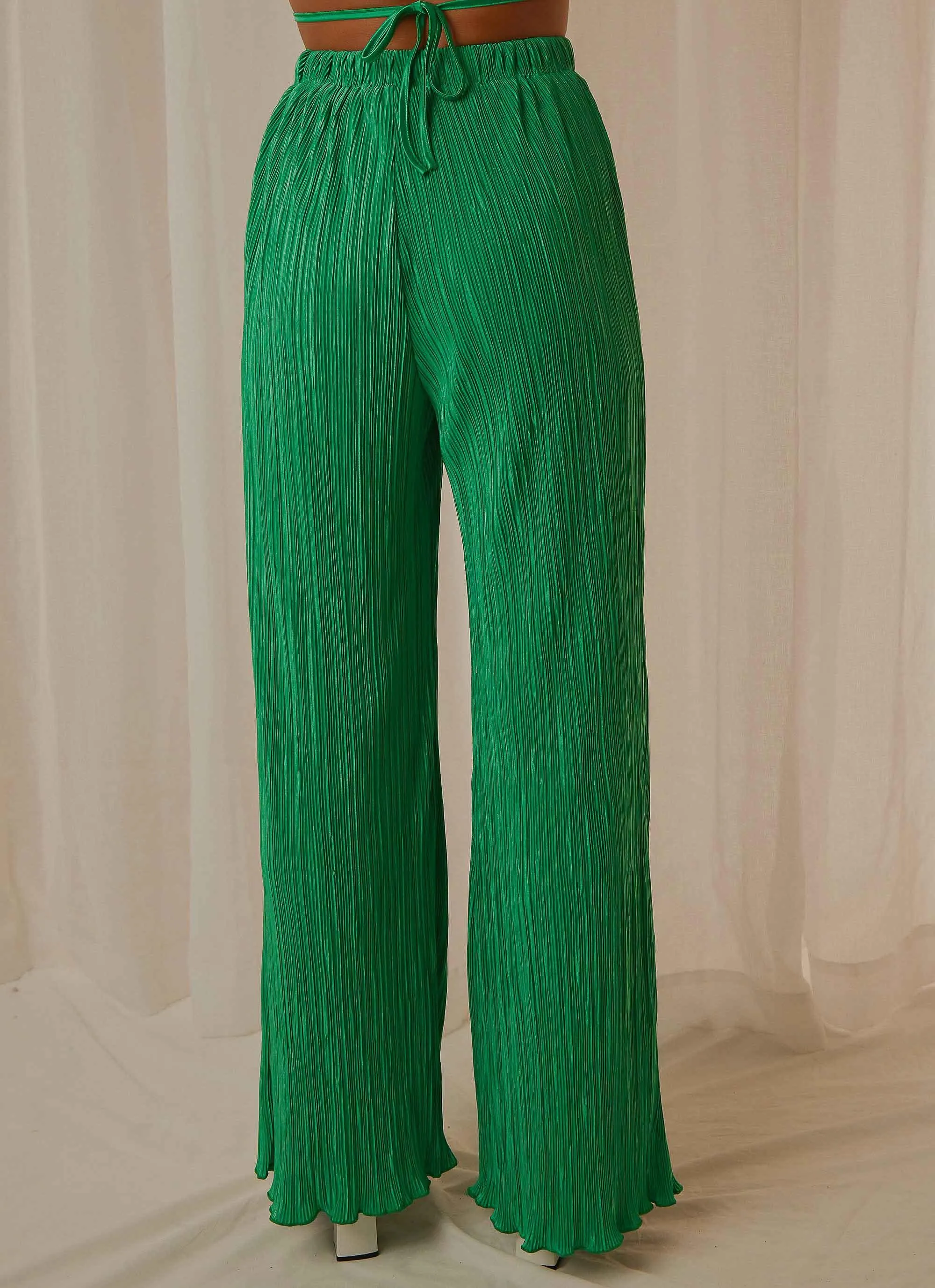 90s Muse Pants - Jade Green
