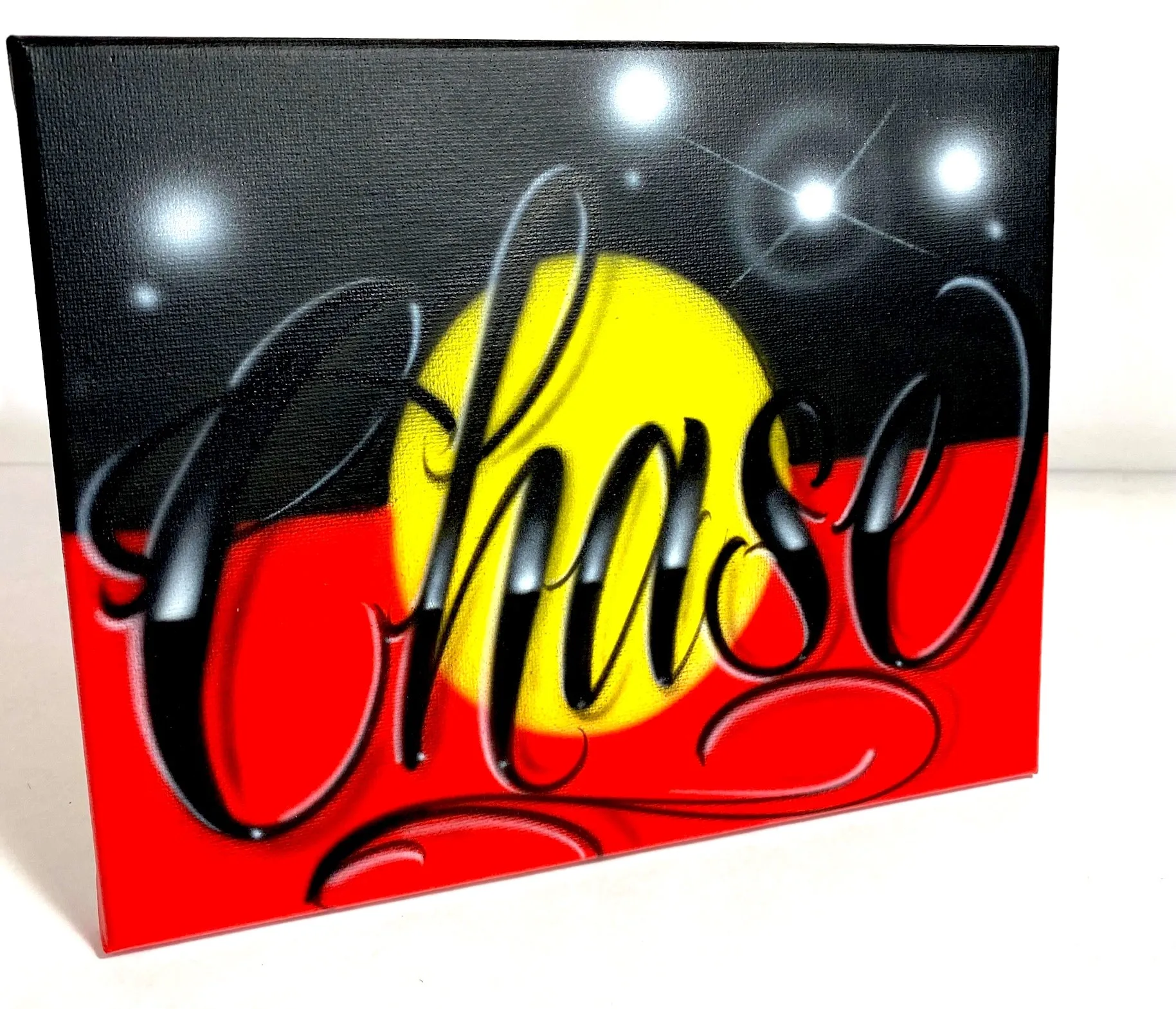 Aboriginal Flag Script Canvas