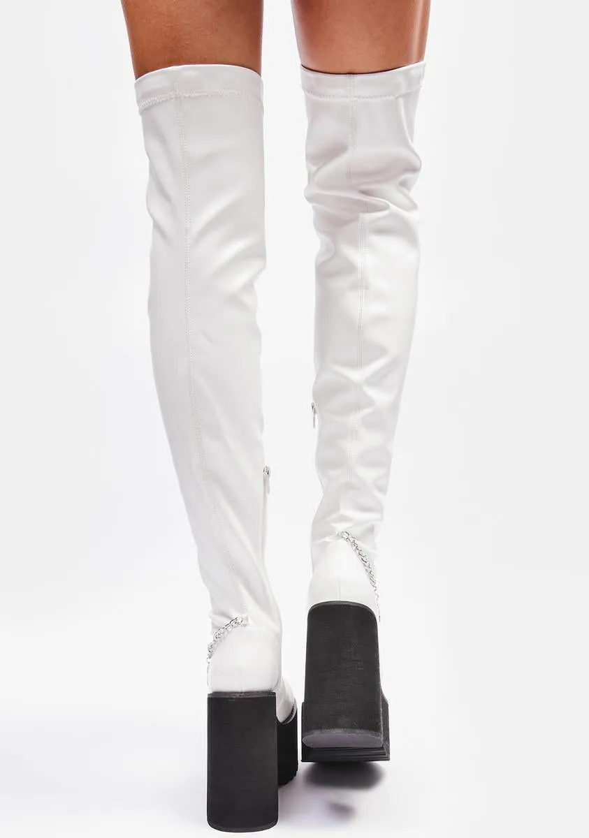 Angel Miss Socialite Thigh High Boots