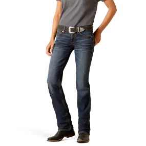 Ariat Ladies R.E.A.L Low Rise Charly Medium Wash Straight Jean 10045364