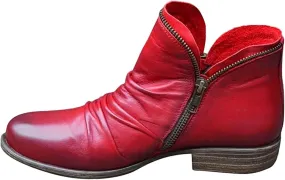 Boots For Women No Heel Cowboy Boots Western Fashion Ankle Cowgirl Boots Combat Short Booties High Top Walking Shoes