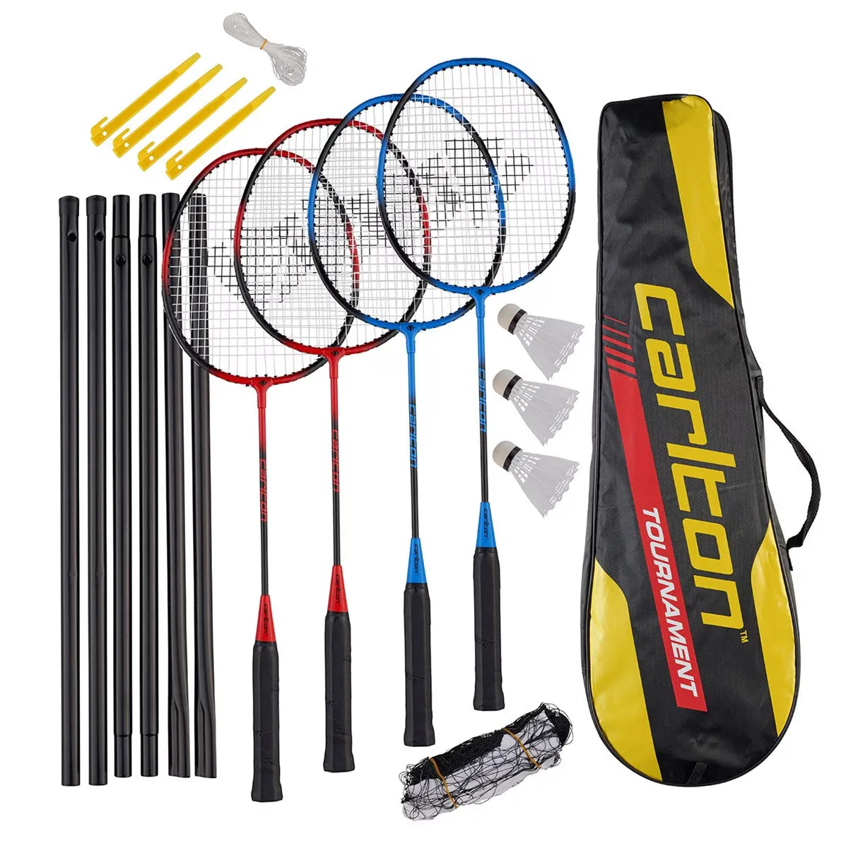 Carlton Tournament 4 Player Badminton Set