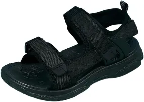 Children's Boys Summer Sports Sandals Hiking Beach Outdoor Open Toe Sports Sandals Boy Sandals (Black #1, 12.5 Little child)
