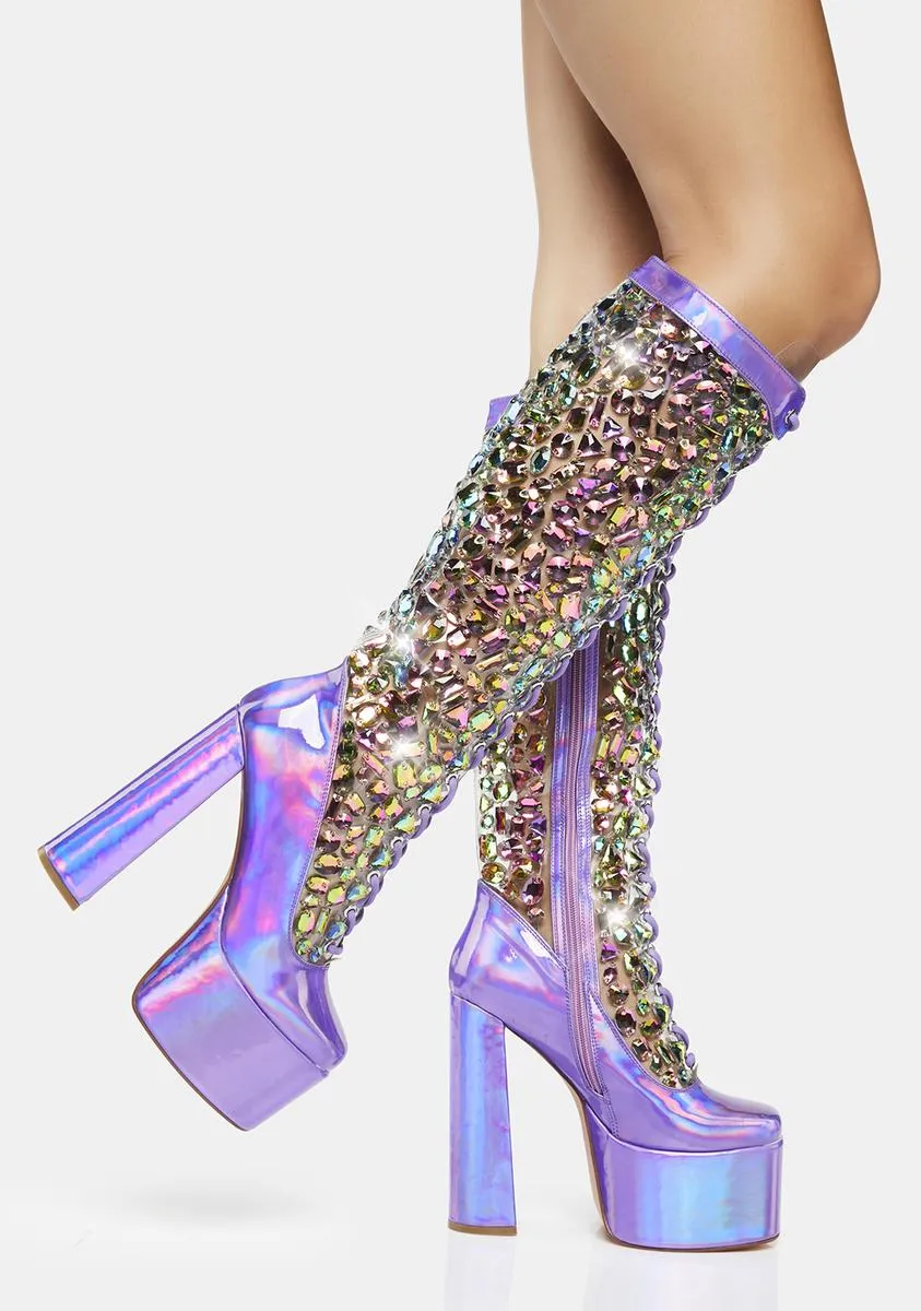 Come And Get It Knee High Boots
