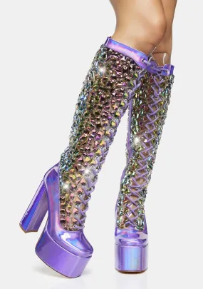 Come And Get It Knee High Boots