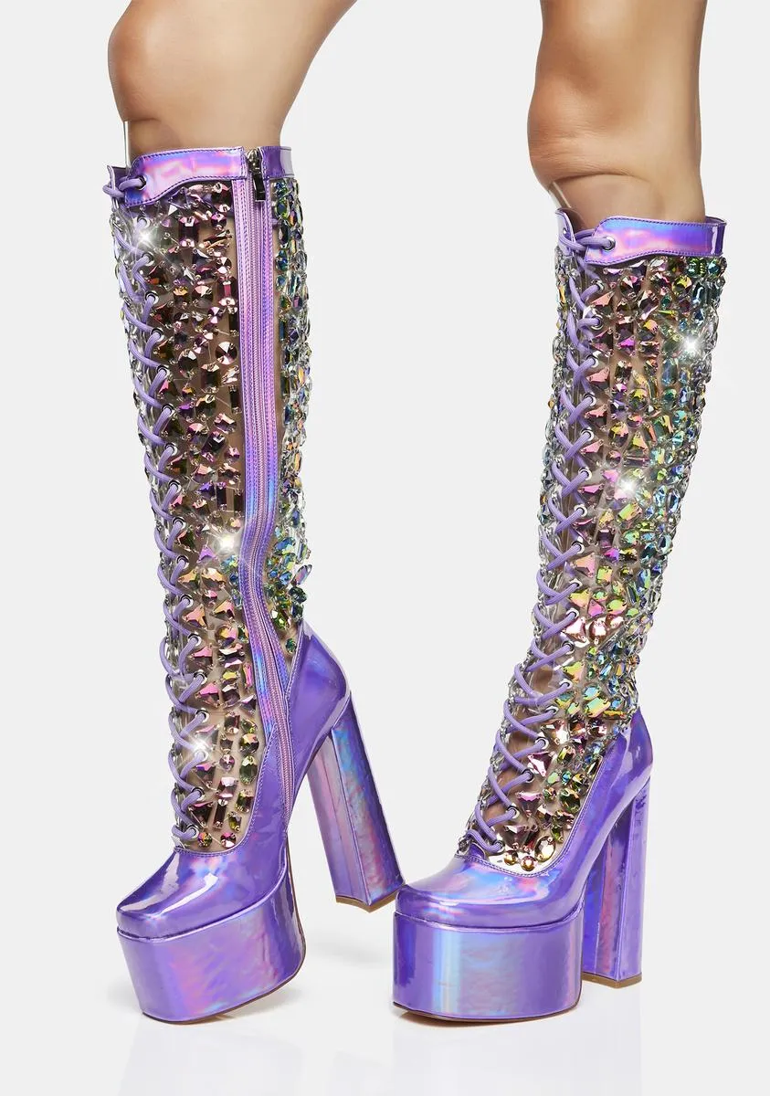 Come And Get It Knee High Boots