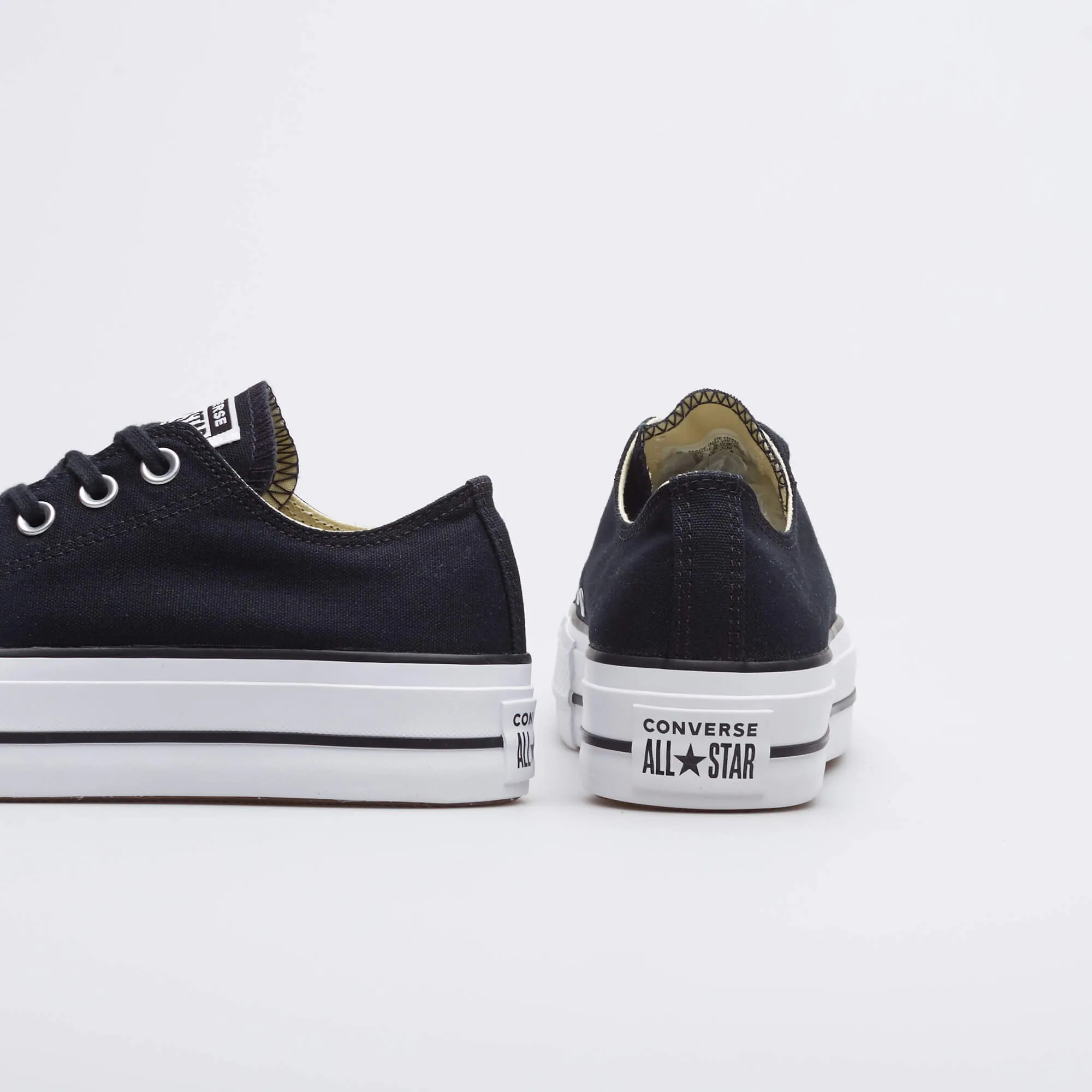 Converse All Star Platform Lift Canvas Low - Black