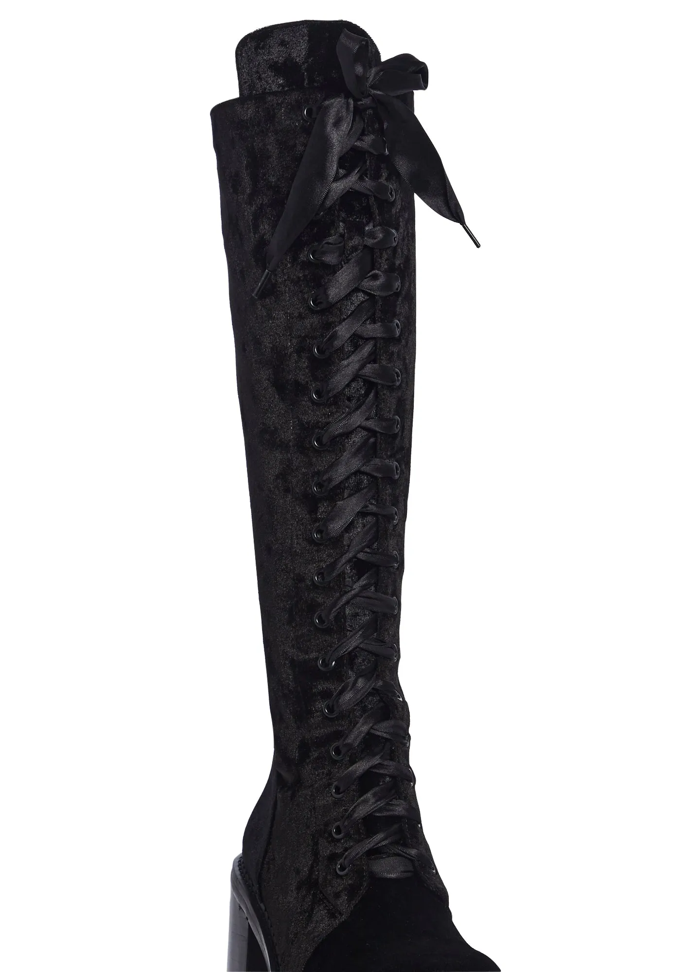 Cryptic Embrace Knee High Boots