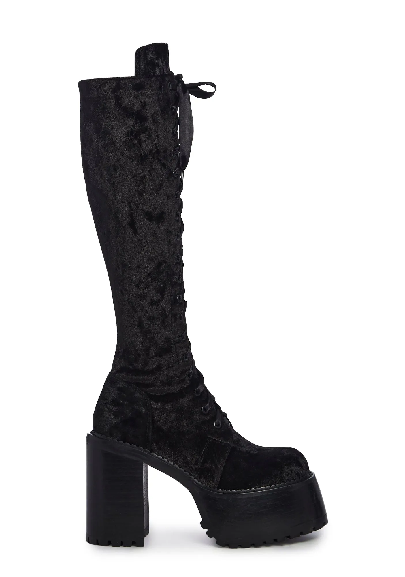 Cryptic Embrace Knee High Boots
