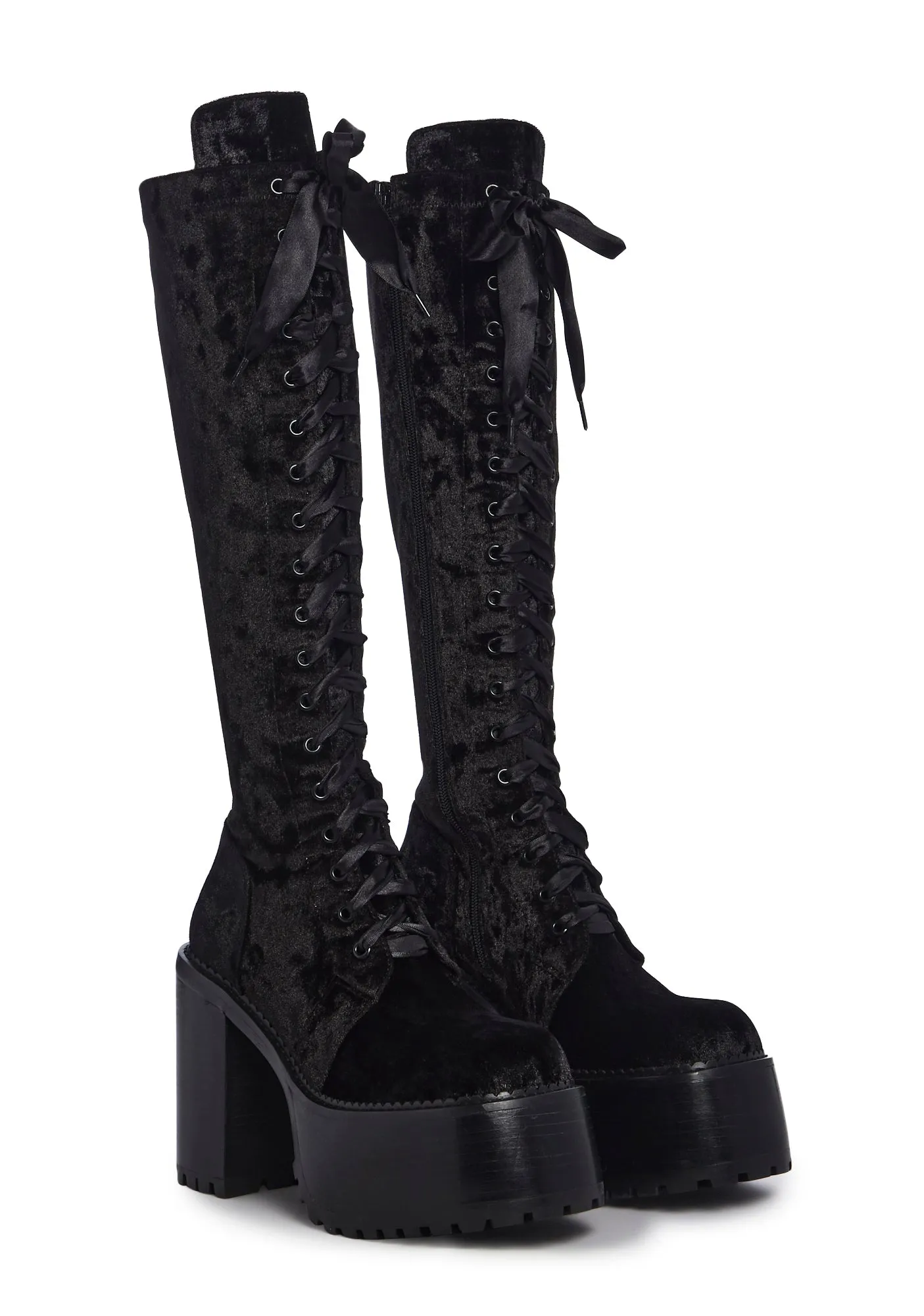 Cryptic Embrace Knee High Boots
