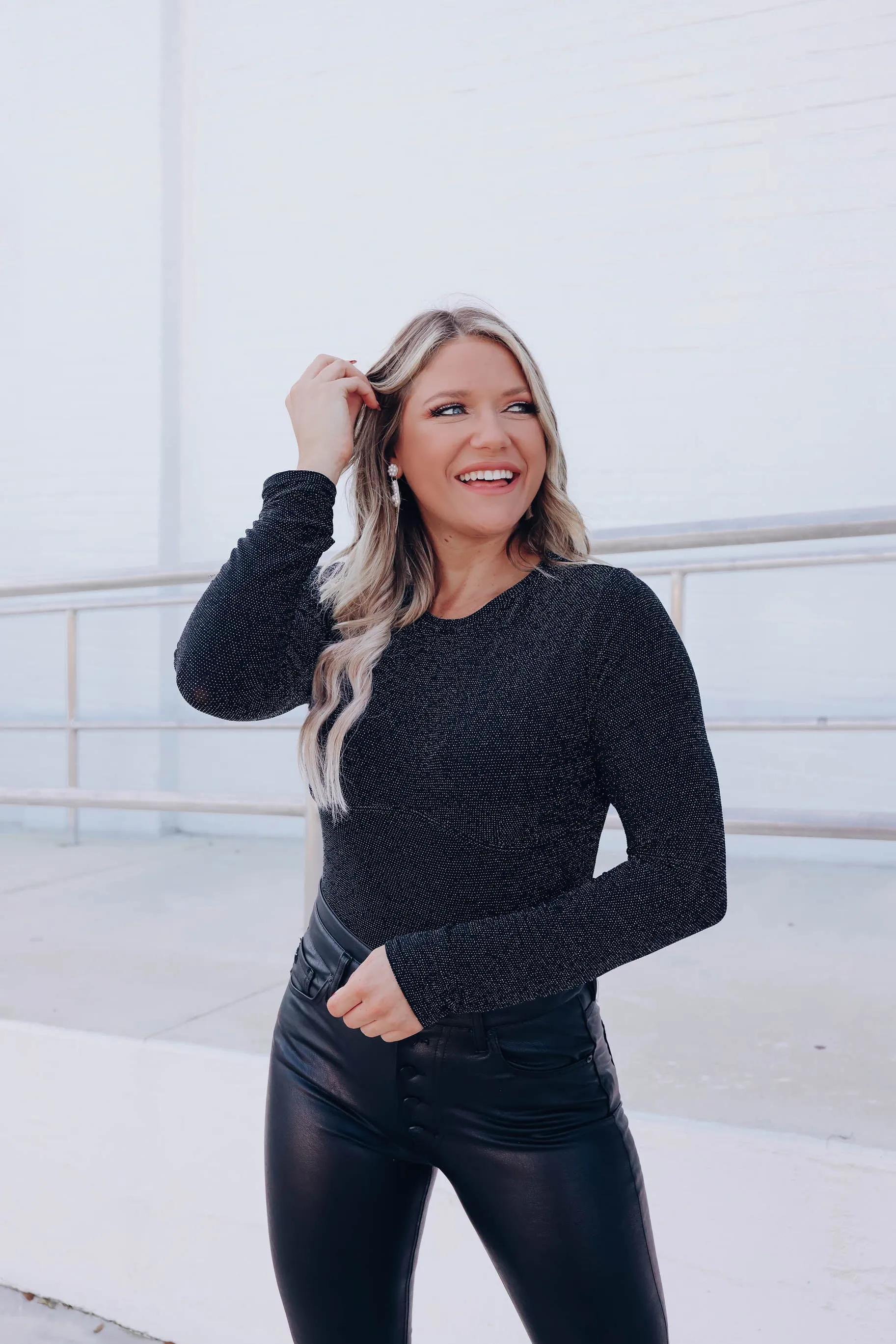 Everyday Shimmer Crop Top - Silver