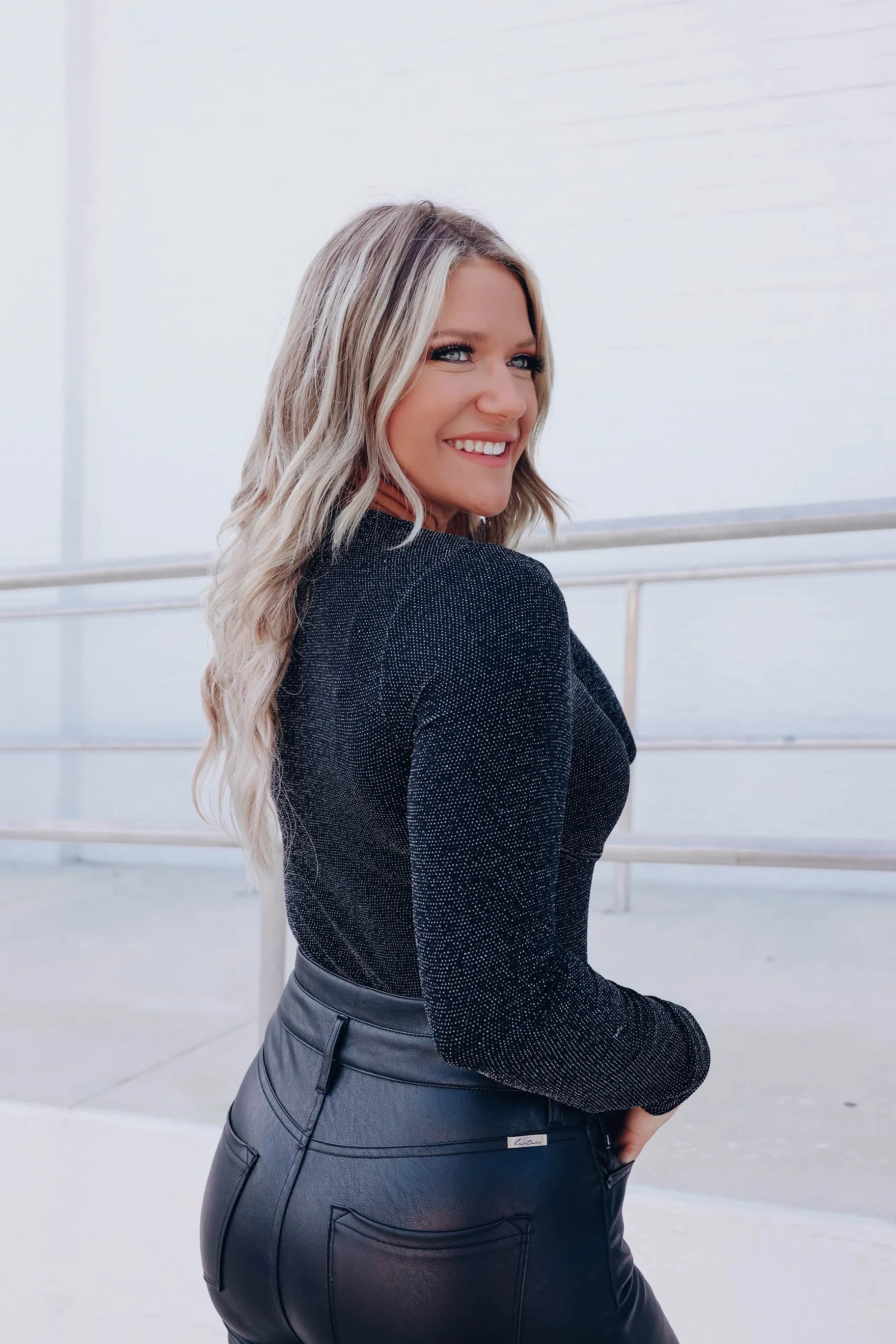 Everyday Shimmer Crop Top - Silver