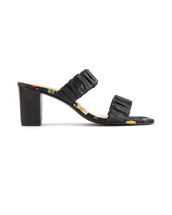 Flamenco : Block Heels - Black