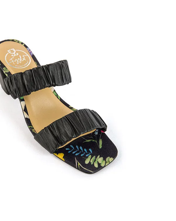 Flamenco : Block Heels - Black