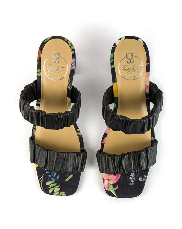Flamenco : Block Heels - Black