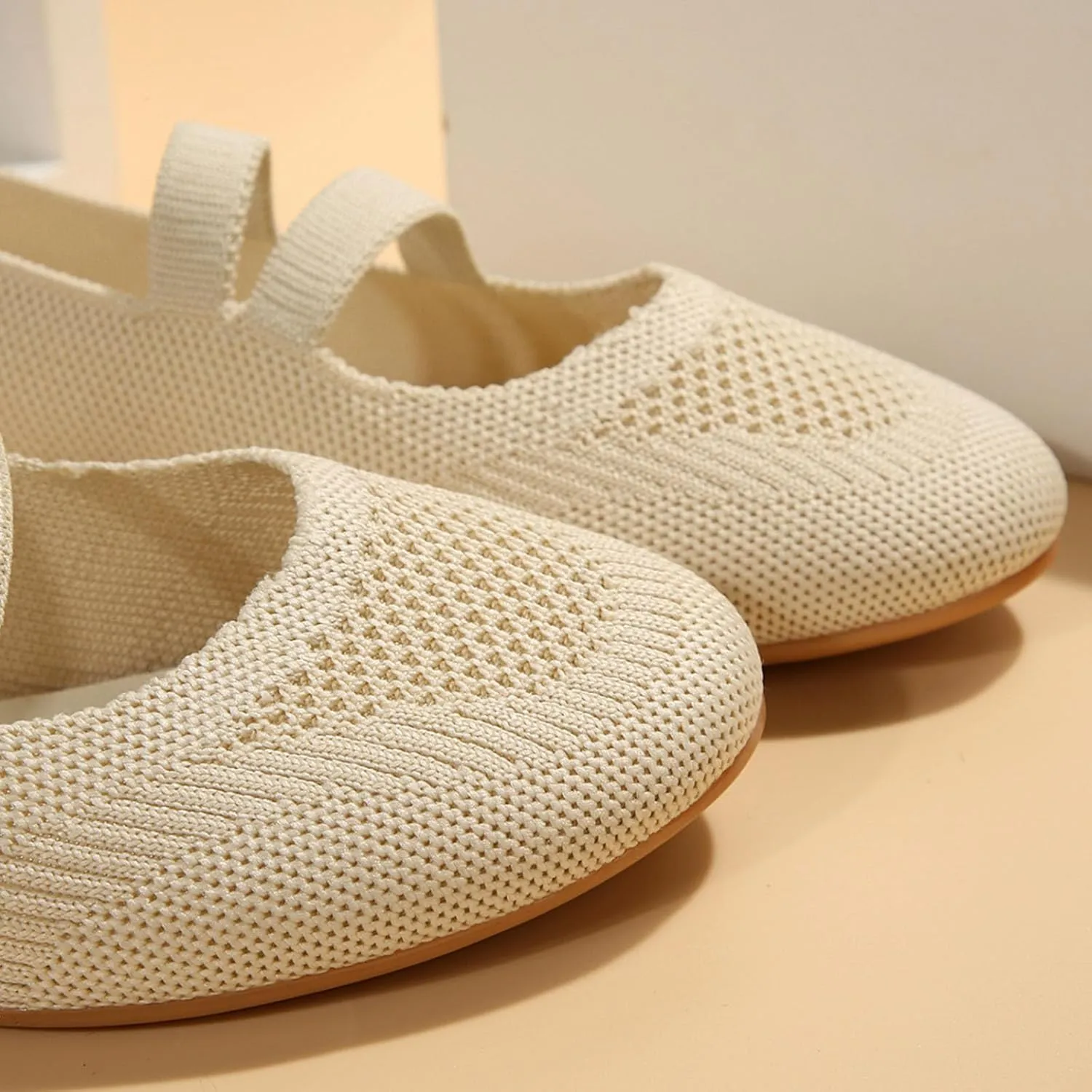 Flats Shoes Women Loafer Shoes Dressy Flat Shoes Round Toe Ballet Flats Comfort Slip On Shoes Casual Work Shoes