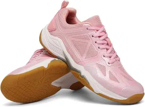 GEXECEUSS Men's Comfortable Badminton Shoes for Sport: Womens Breathable Tennis Shoes for Training - Adults Pickleball Sneakers