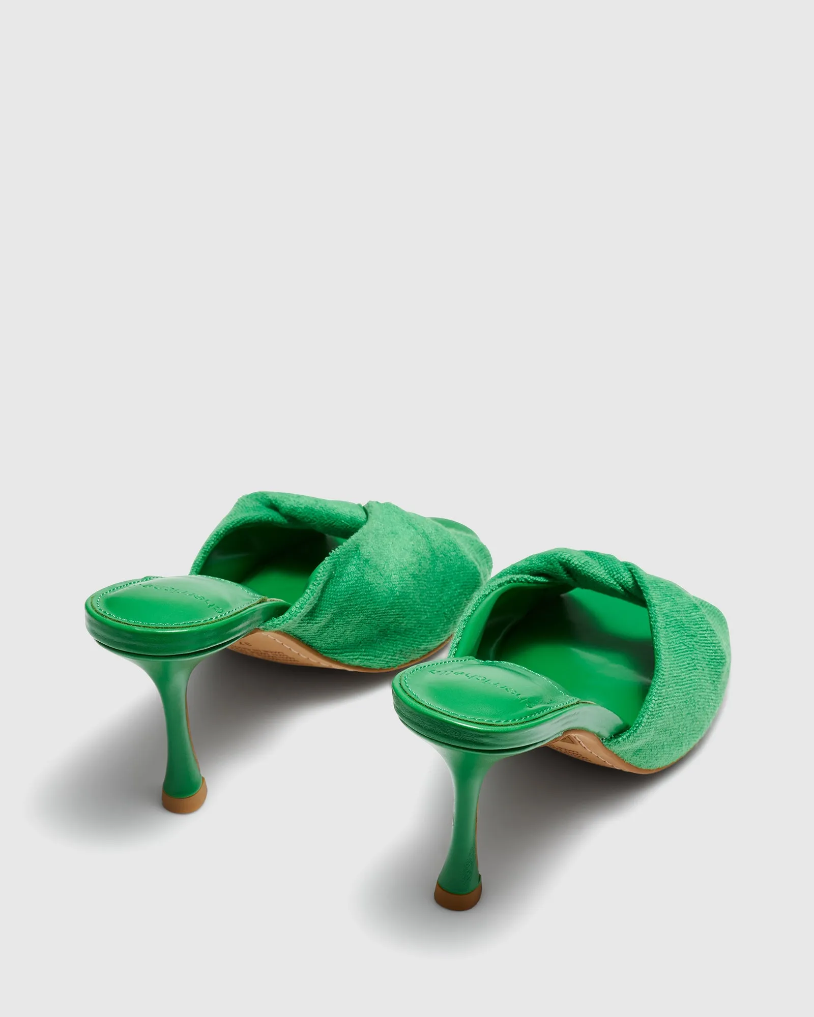 Gigi Heels Green Terry