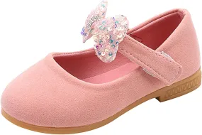 Girls Baby Shoes Sequined Bow Decoration Shoes Sandals Dancing Infant Pearl Bling Single Sandal for Girls