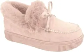 Lausiuoe Boots For Women Ankle Booties Winter Fuzzy Warm Fluffy House Shoes Silp On Comfortable Casual Loafers Slippers