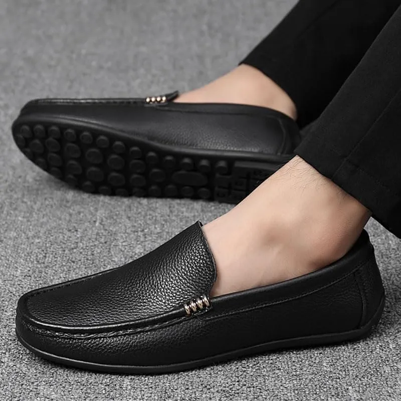 Luxury Mens Leather Shoes Office Men Formal Oxfords Oxford Wedding Leather Men Dress Shoes Loafers Social Shoes