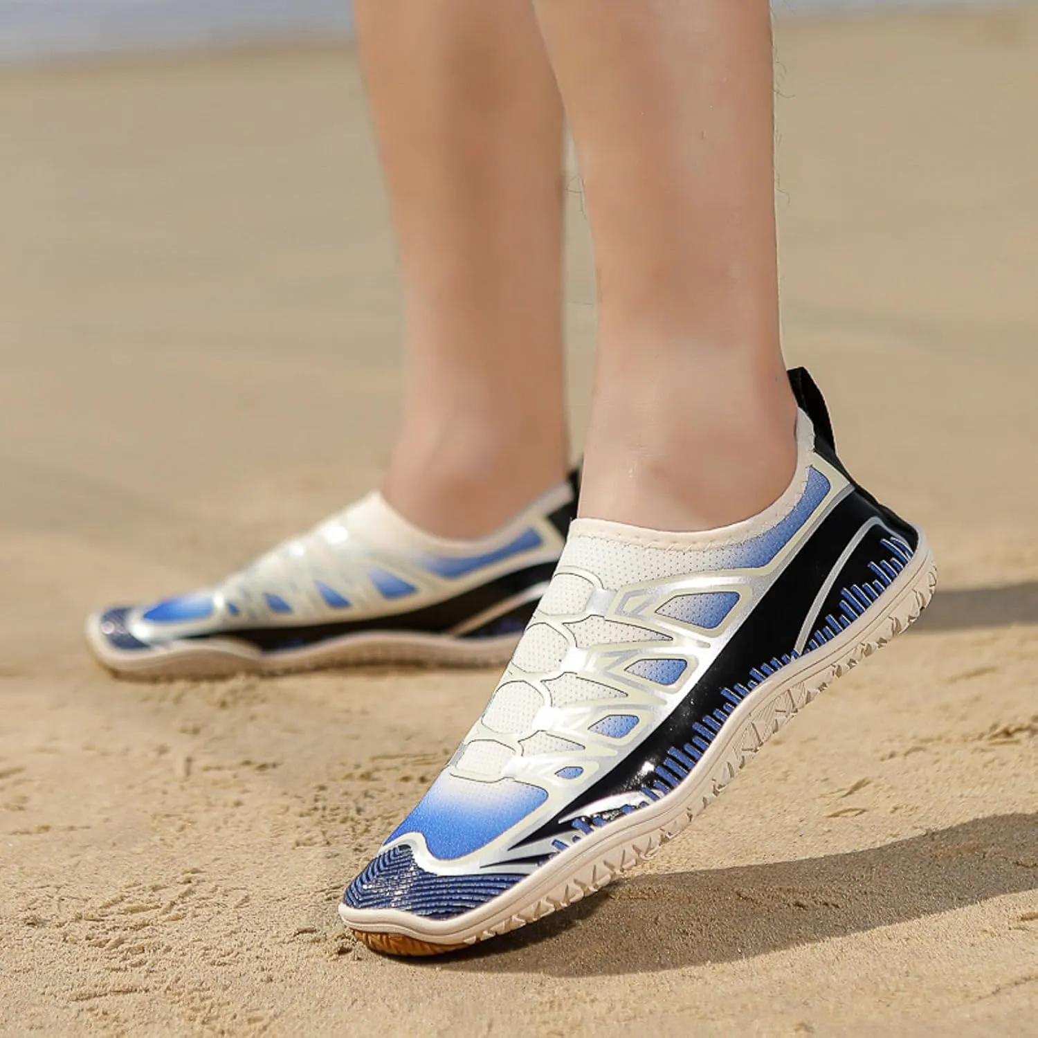 Mens Loafers & Slip-Ons Men and Women Couples Swimming Wading Shoes Soft Sole Swimming and Walking Shoes