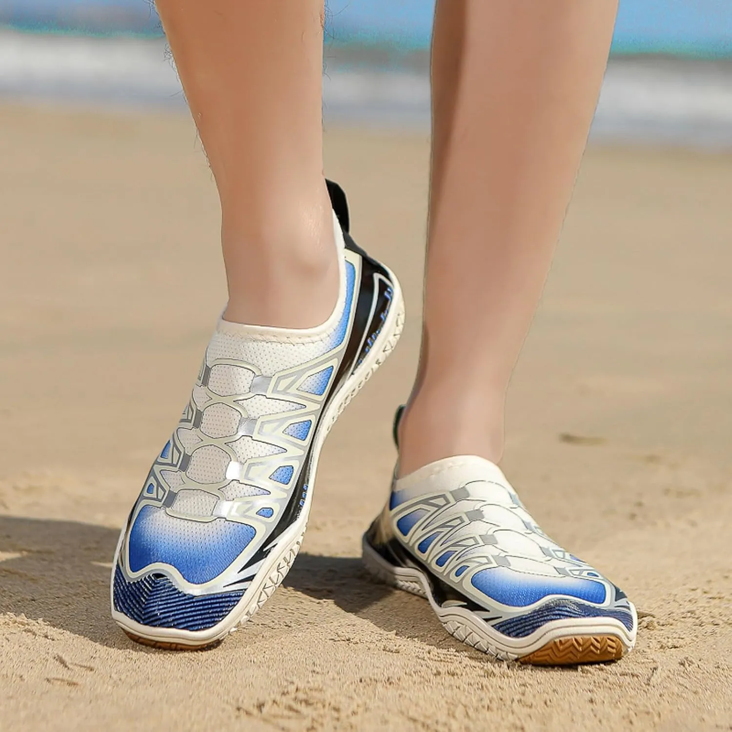 Mens Loafers & Slip-Ons Men and Women Couples Swimming Wading Shoes Soft Sole Swimming and Walking Shoes