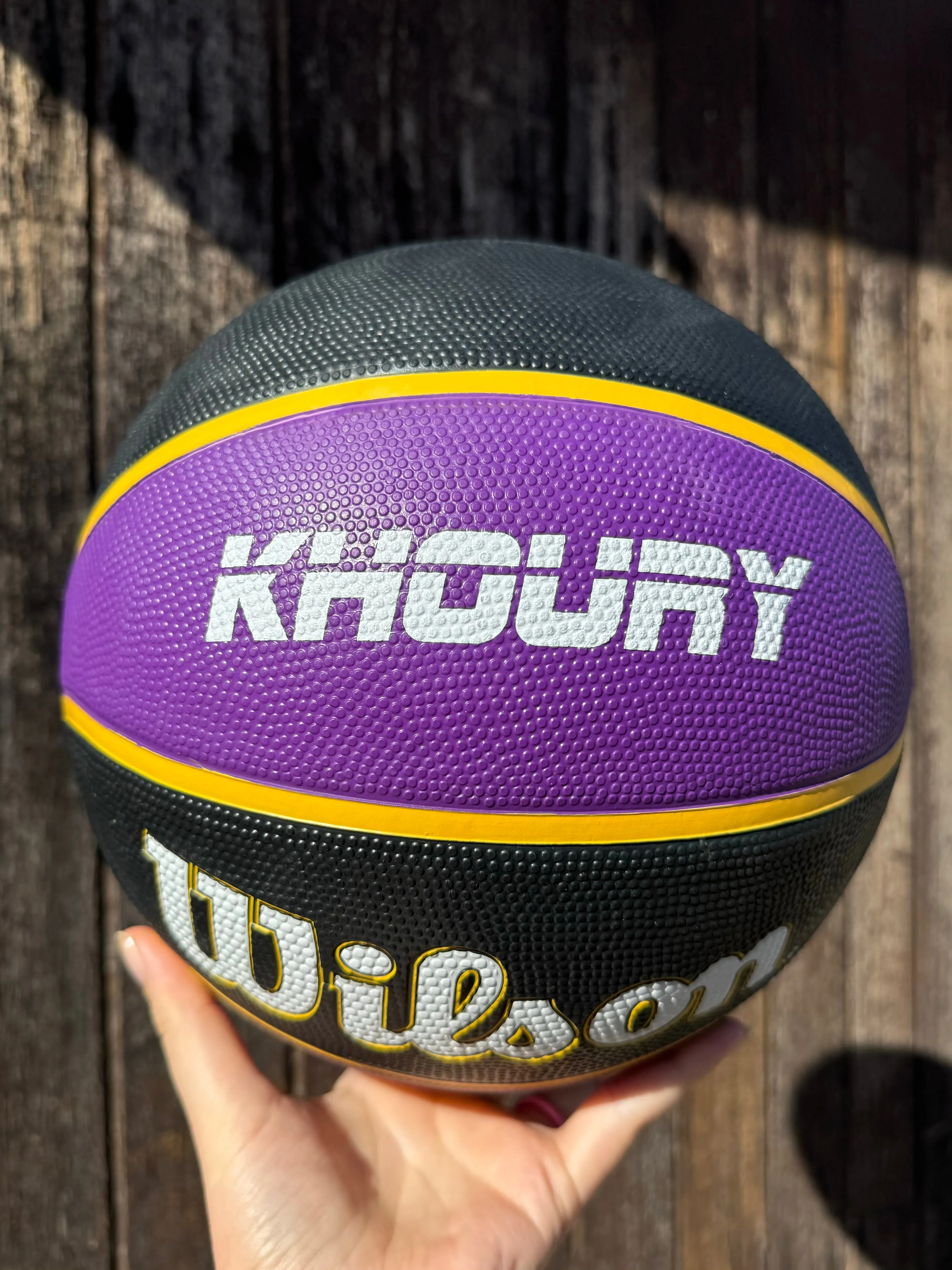Personalised NBA Official LA Lakers Team Basketball (SIZE 7)