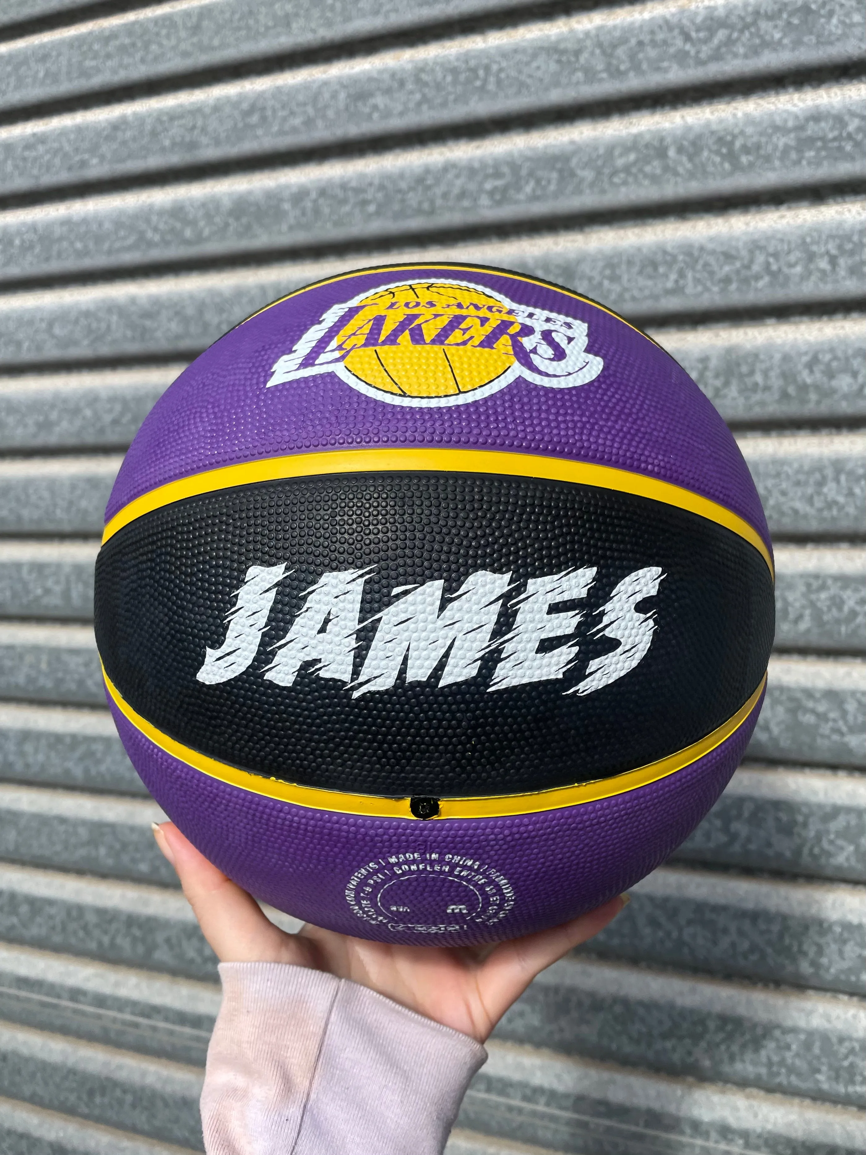Personalised NBA Official LA Lakers Team Basketball (SIZE 7)