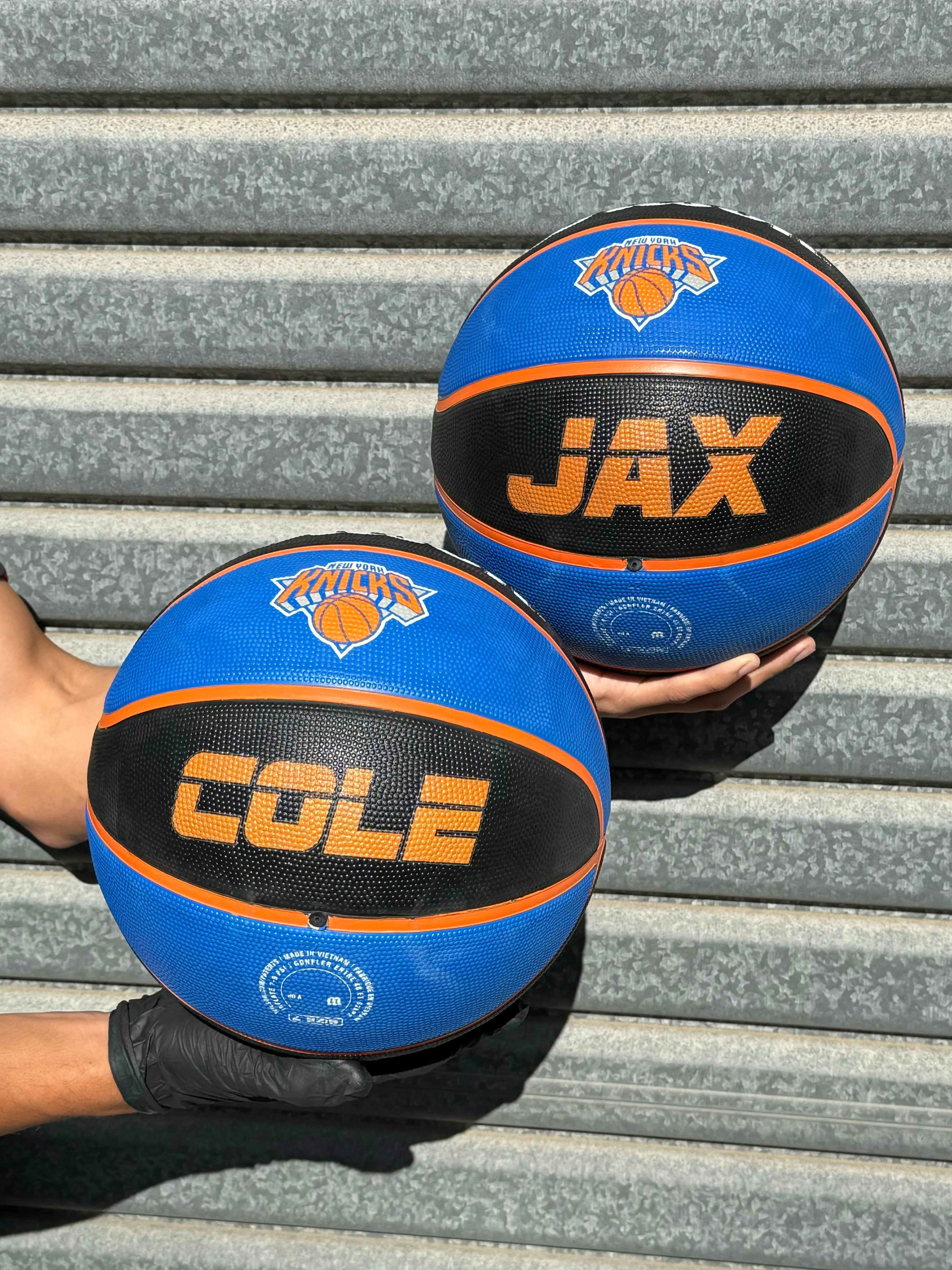 Personalised NBA Official New York Knicks Team Basketball (Size 7)