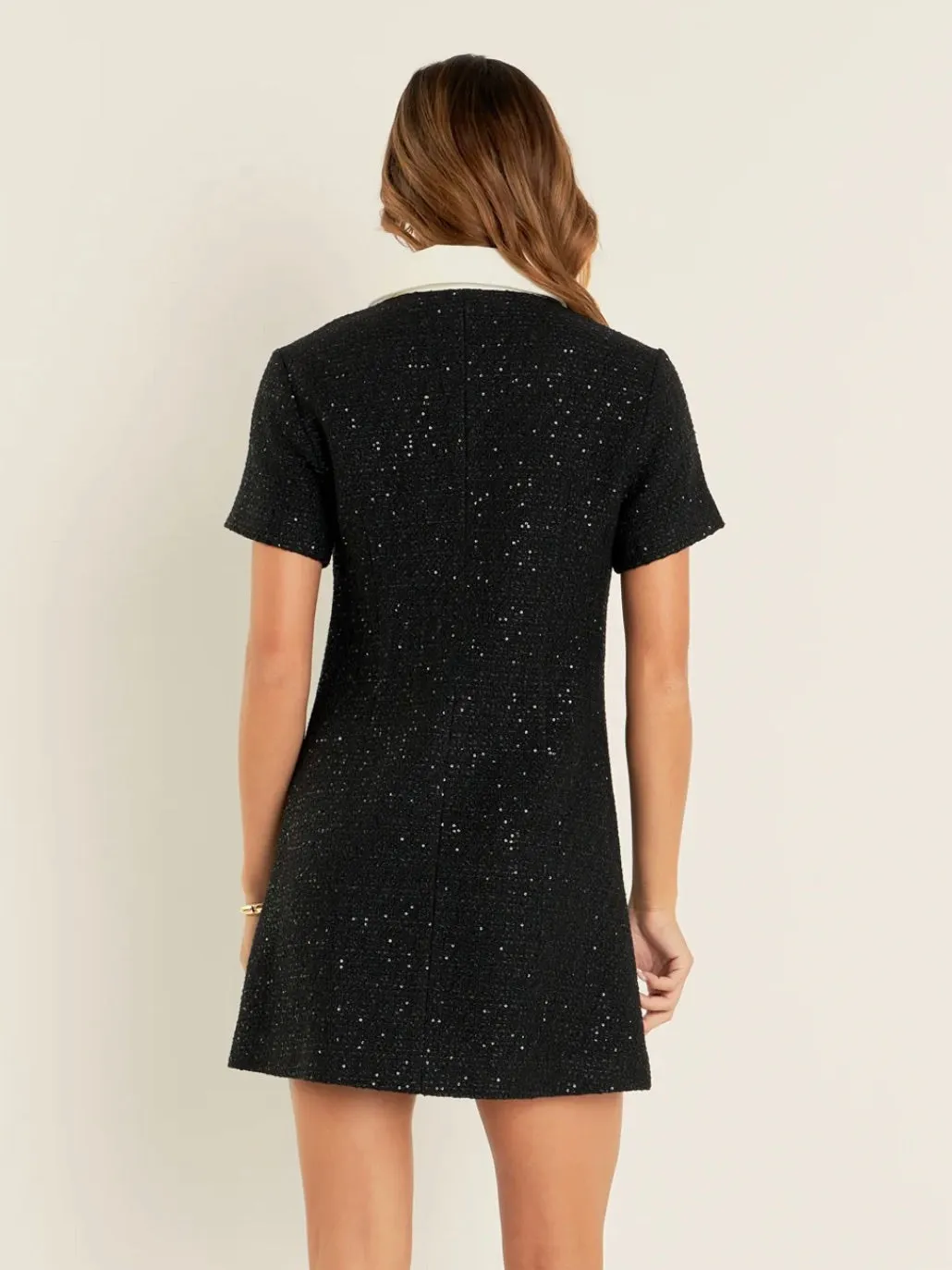Shimmer Tweed Dress
