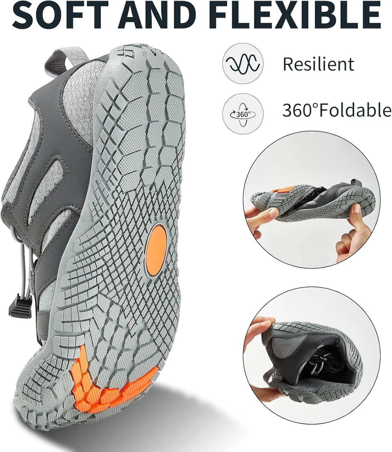 Sports Hiking Water Shoes Women Men's Quick-Drying Barefoot Kayaking Beach Hiking Surfing Training
