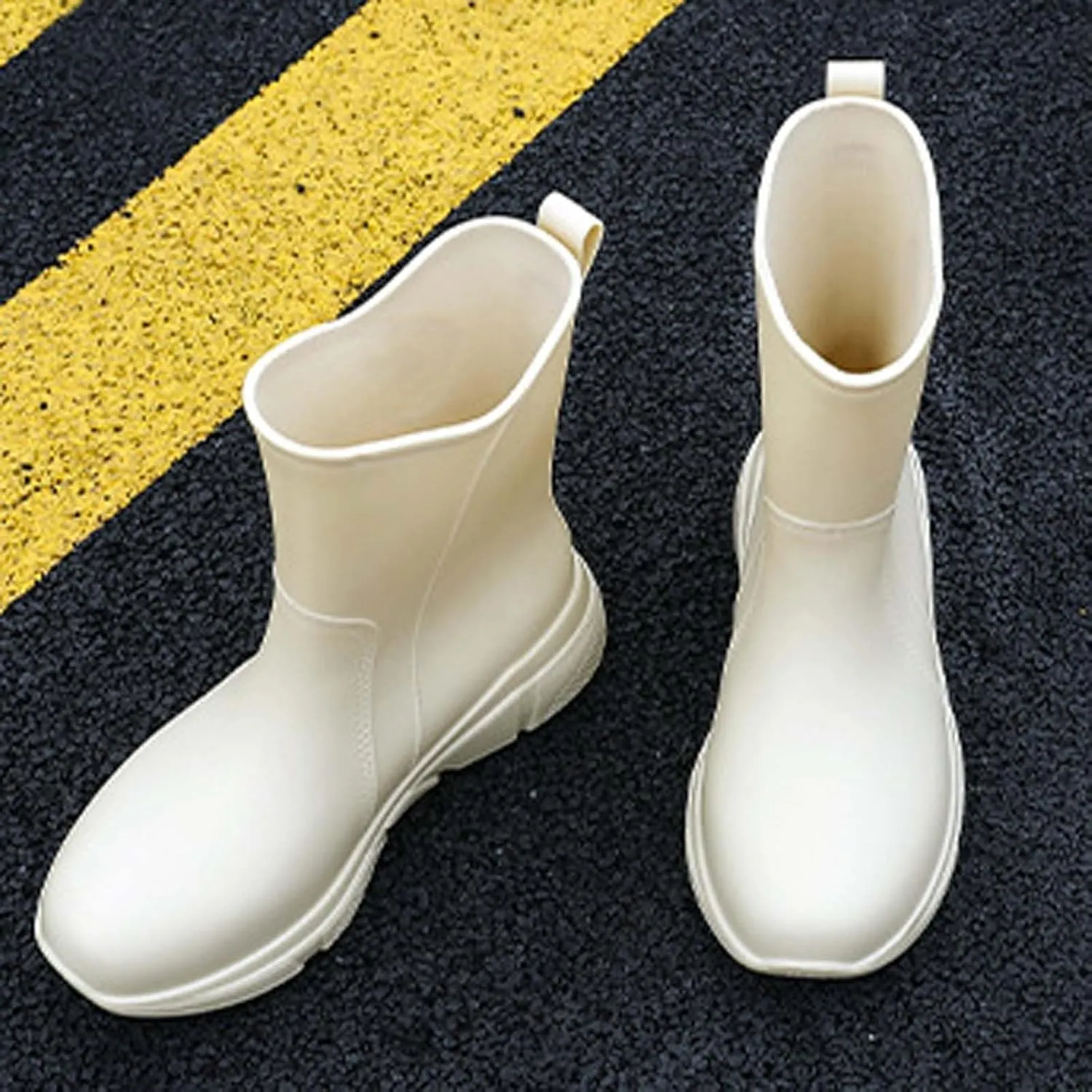 Women's 6 Inch Ankle Boot Women Insulate Rain Boots