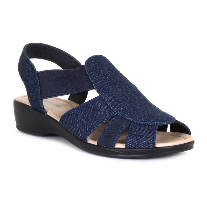 Women's Forgive Fisherman Sandal Denim