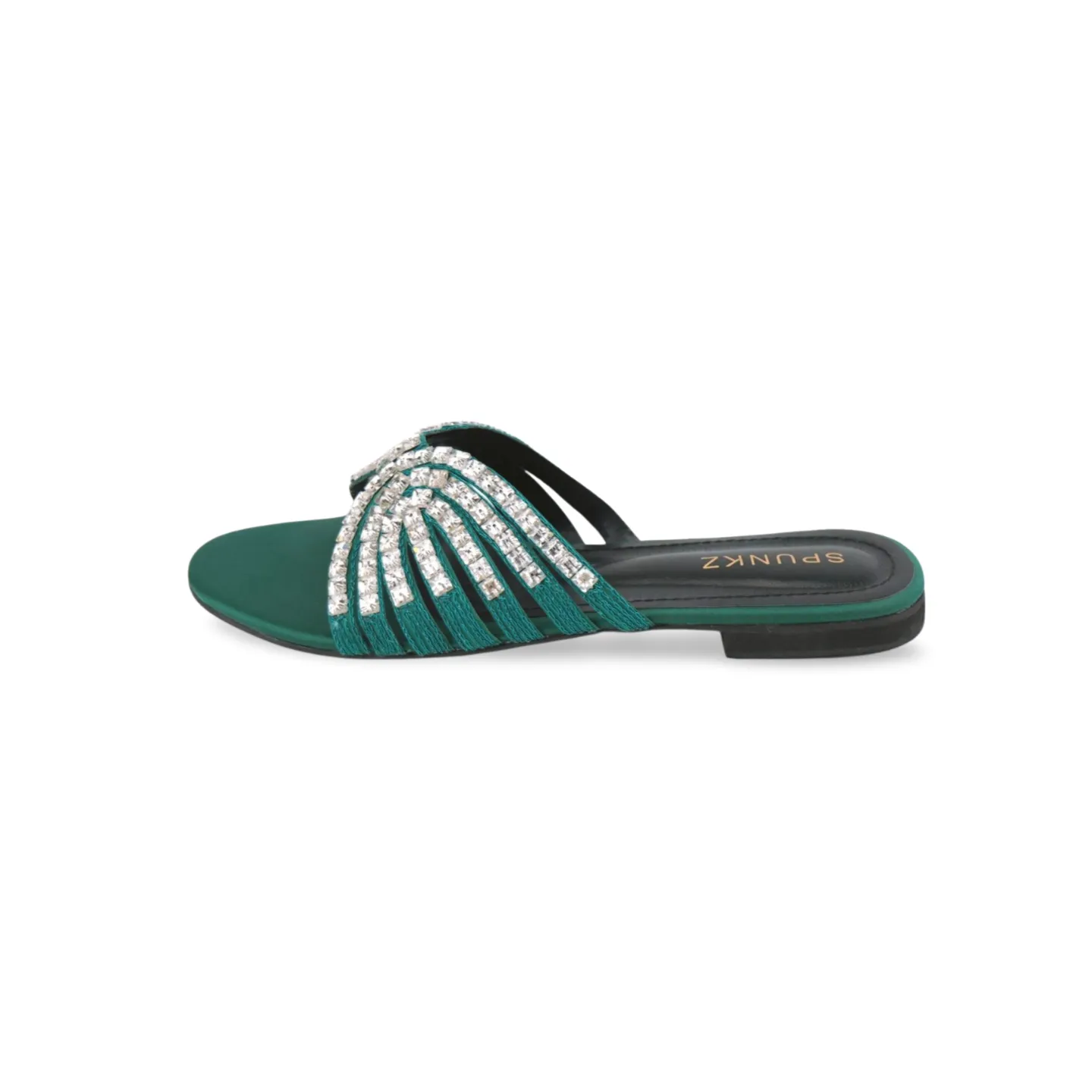 Women's Rhinestone Dress Flat Sandals